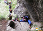 Tackling Enrooted Rocks - Deo Tibba Base Camp Trek by Explorers Pune Mumbai