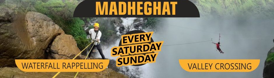 Madheghat Waterfall Rappelling from Pune Mumbai by Explorers Trek and tours