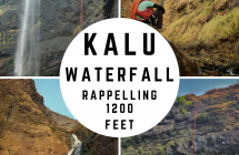 Kalu Waterfall Rappelling from Pune