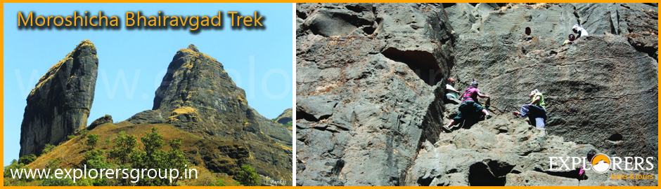 Moroshicha Bhairavgad Trek by Explorers Pune Mumbai