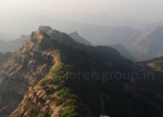 View from Aurther seat Point Chandragad to Aurther Seat Trek Explorers pune Mumbai