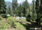 Advance Base Camp at Gourudugh - Deo Tibba Base Camp Trek by Explorers Pune Mumbai