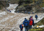 Compact Snow at Tricky Gulley - Deo Tibba Base Camp Trek by Explorers Pune Mumbai