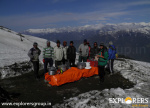 Enjoying Morning Sun Shine at Higher camp - Deo Tibba Base Camp Trek by Explorers Pune Mumbai